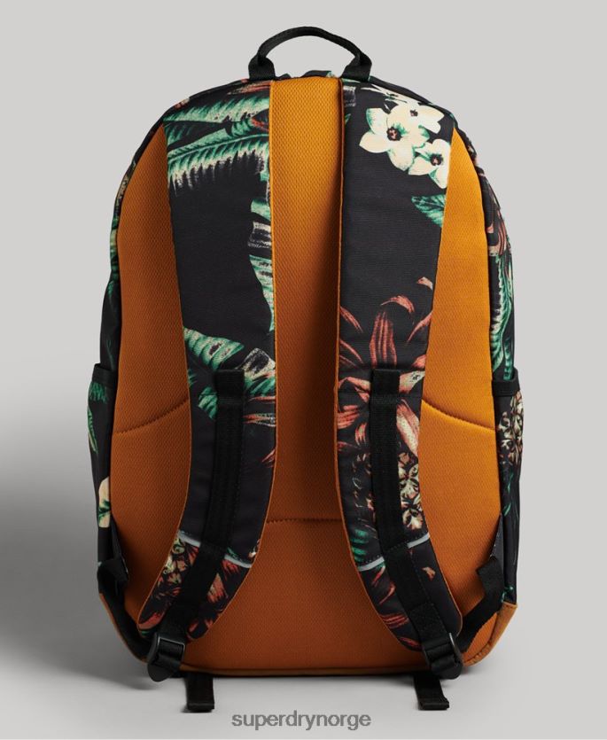 Superdry svart tilbehør 86P46D4217 trykt montana ryggsekk kvinner
