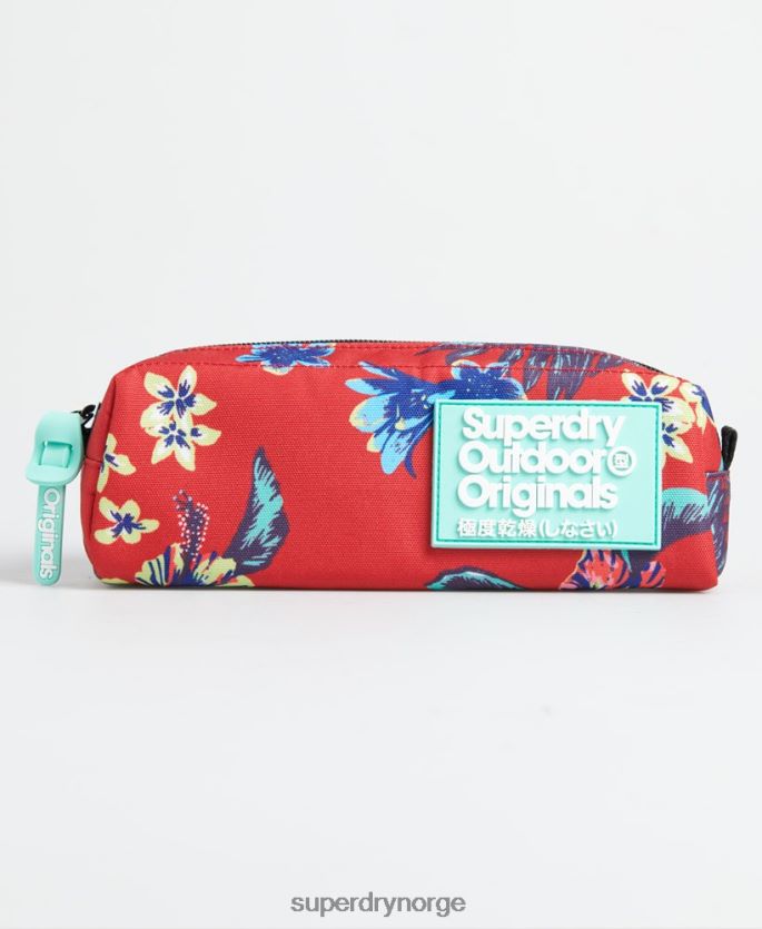 Superdry rød tilbehør 86P46D6678 hawaiisk montana pennal kvinner