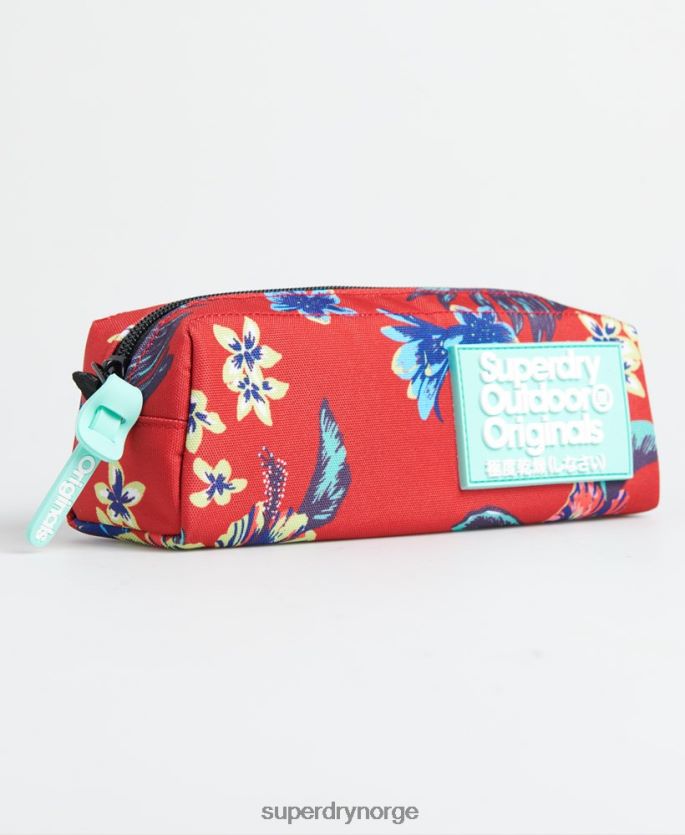 Superdry rød tilbehør 86P46D6678 hawaiisk montana pennal kvinner