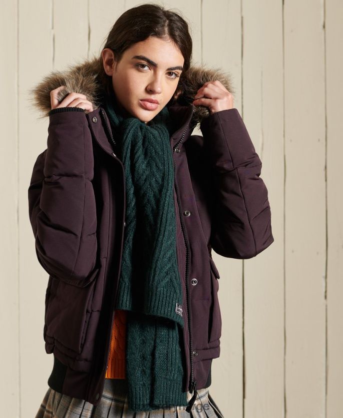 Superdry grønn tilbehør 86P46D4301 kabel lux skjerf kvinner