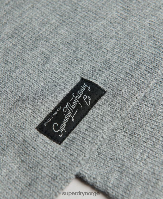 Superdry grå tilbehør 86P46D4232 klassisk vintage skjerf kvinner