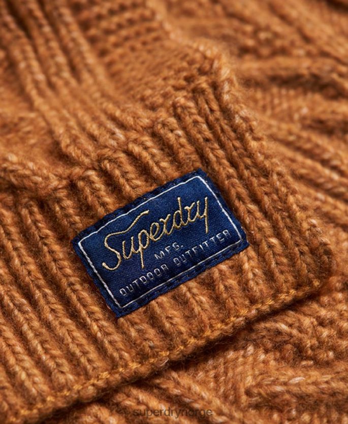 Superdry gul tilbehør 86P46D4303 kabel lux skjerf kvinner