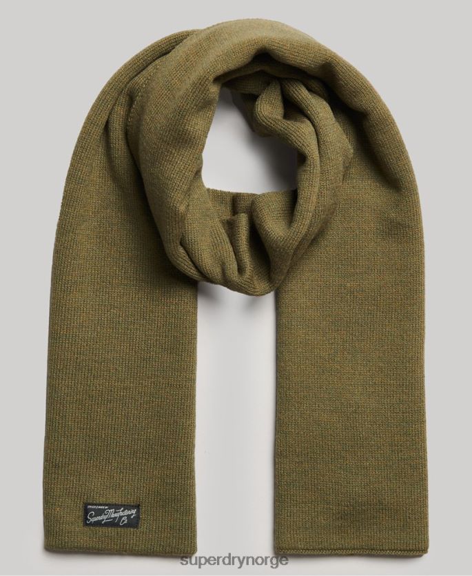 Superdry kaki tilbehør 86P46D4231 klassisk vintage skjerf kvinner