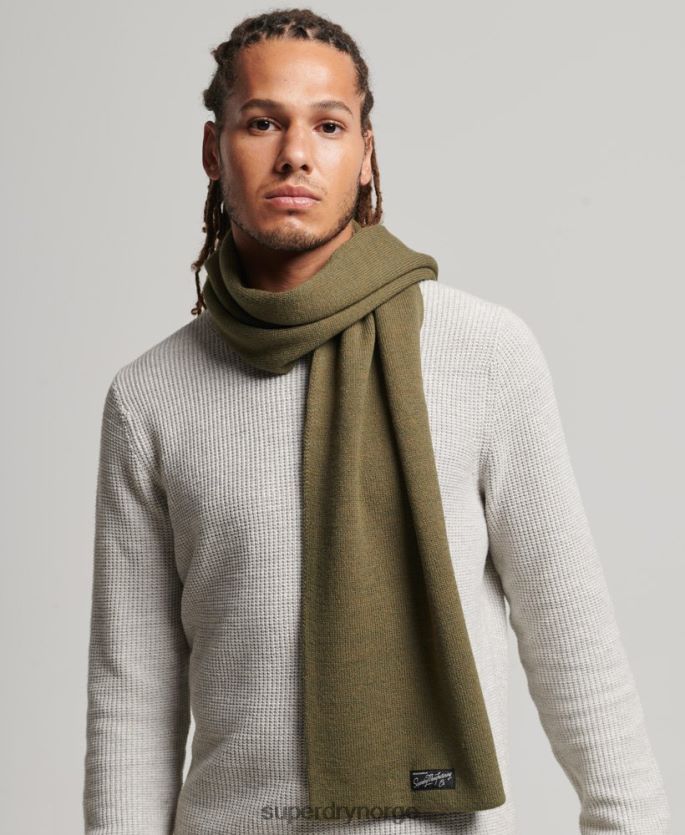 Superdry kaki tilbehør 86P46D4231 klassisk vintage skjerf kvinner