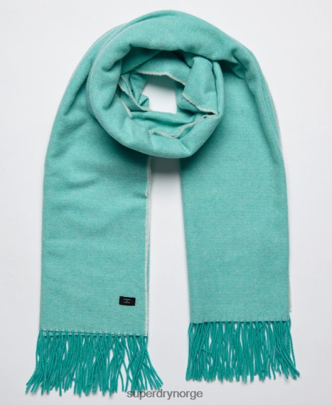 Superdry lyse blå tilbehør 86P46D4282 studio skjerf kvinner