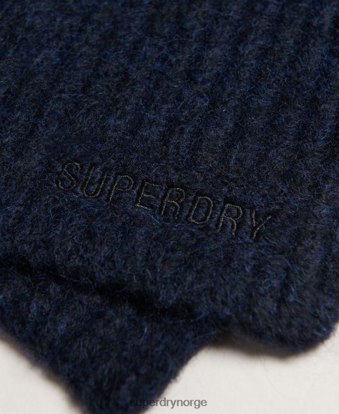 Superdry marinen tilbehør 86P46D4241 essensielt ribbet skjerf kvinner
