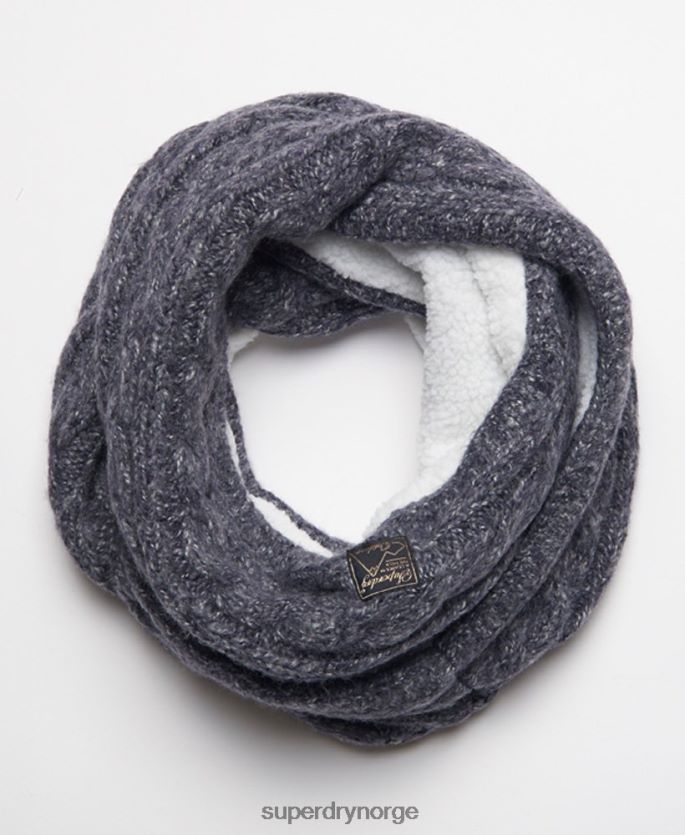 Superdry marinen tilbehør 86P46D4302 tweed kabel snood kvinner