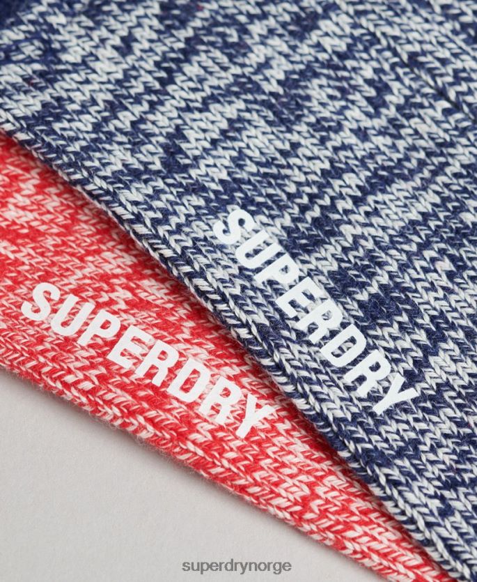 Superdry multi tilbehør 86P46D4227 tursokkpakke i økologisk bomull kvinner