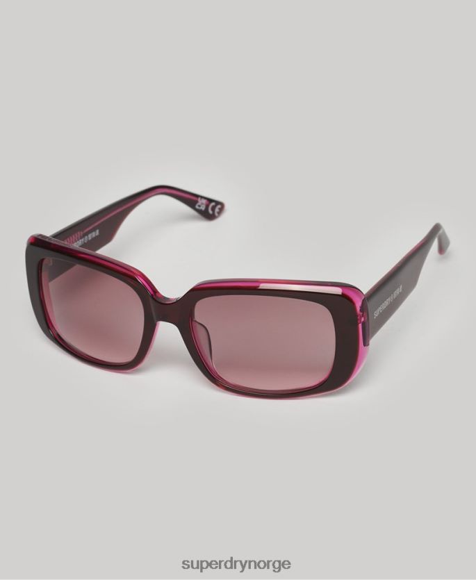 Superdry rosa tilbehør 86P46D2075 sdr dunaway solbriller kvinner