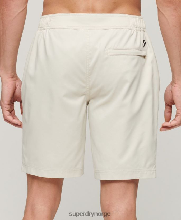 Superdry beige klær 86P46D41 sportsklær resirkulerte brettshorts menn