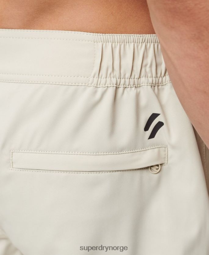 Superdry beige klær 86P46D41 sportsklær resirkulerte brettshorts menn