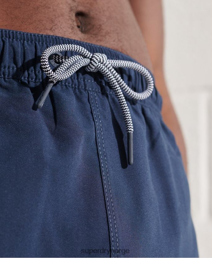 Superdry blå klær 86P46D432 tri-serien badeshorts menn
