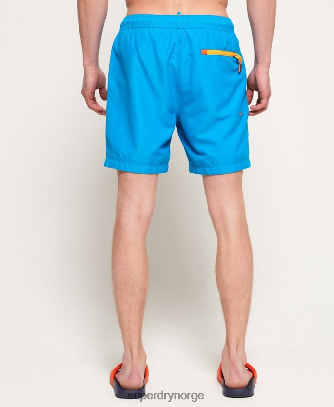 Superdry blå klær 86P46D444 vannpolo badeshorts menn