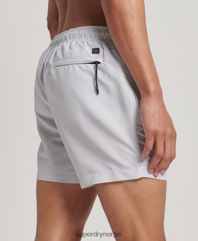 Superdry grå klær 86P46D12 resirkulerte badeshorts menn