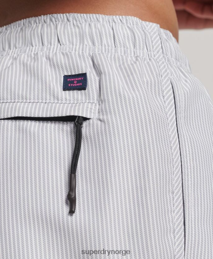 Superdry grå klær 86P46D12 resirkulerte badeshorts menn