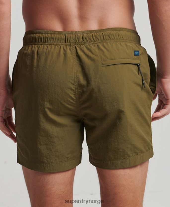 Superdry grønn klær 86P46D112 resirkulerte badeshorts menn