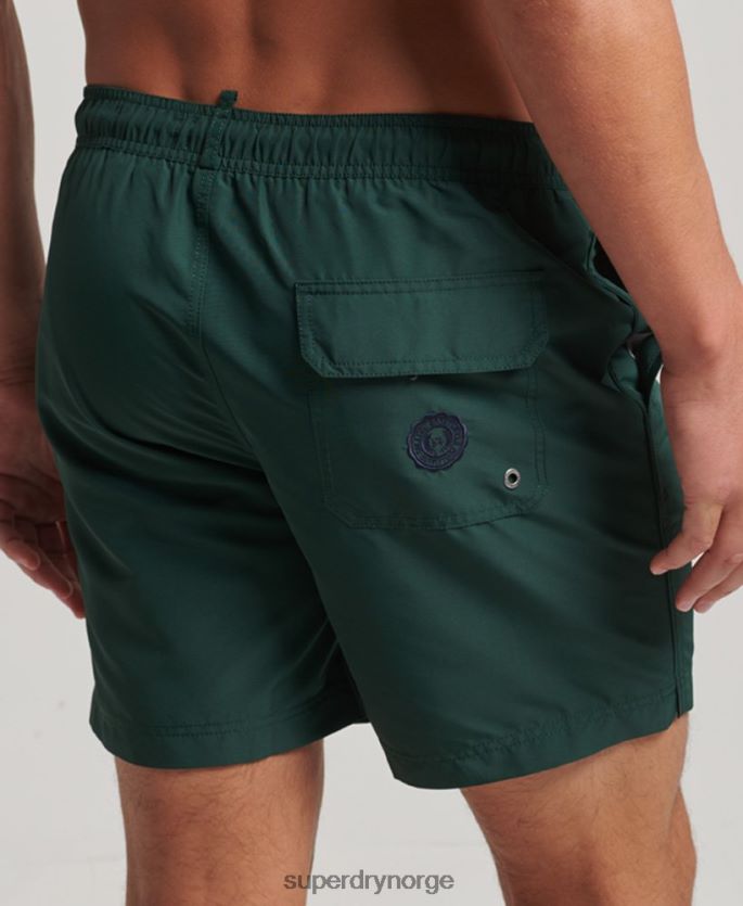Superdry grønn klær 86P46D394 polo resirkulerte badeshorts menn