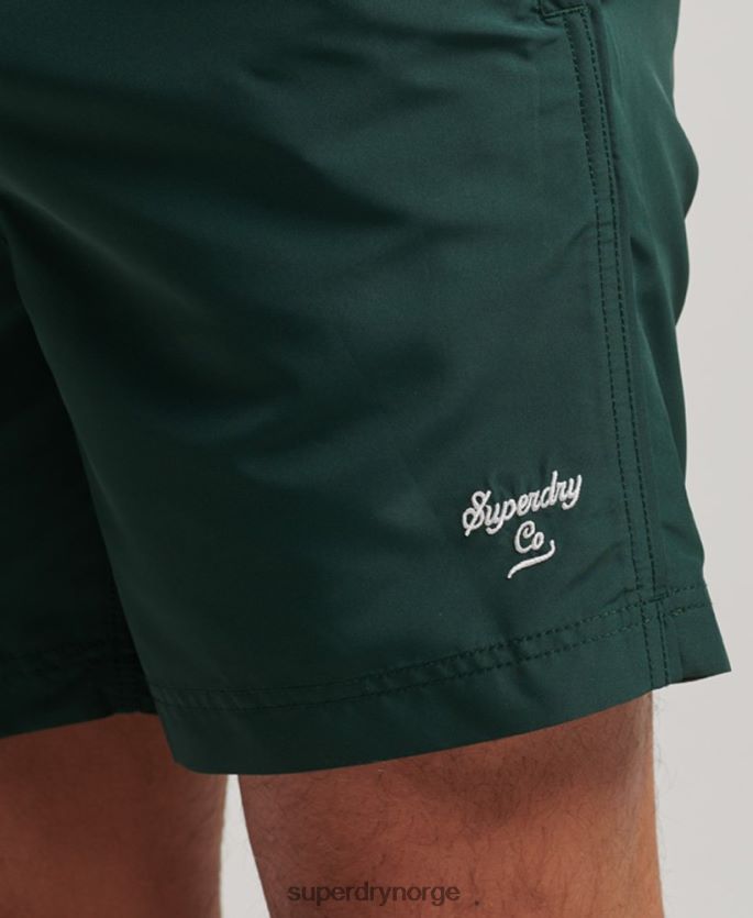 Superdry grønn klær 86P46D394 polo resirkulerte badeshorts menn