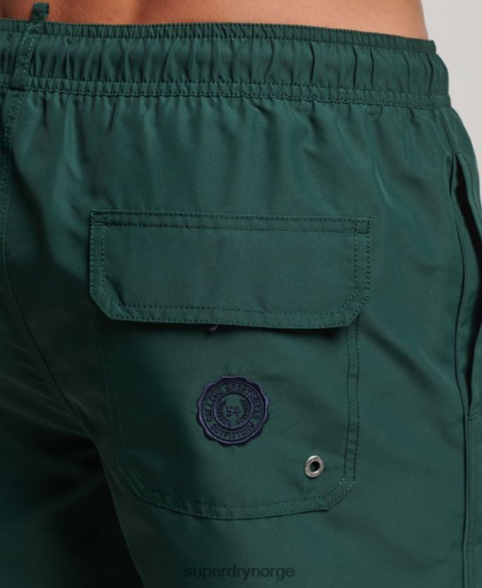 Superdry grønn klær 86P46D394 polo resirkulerte badeshorts menn