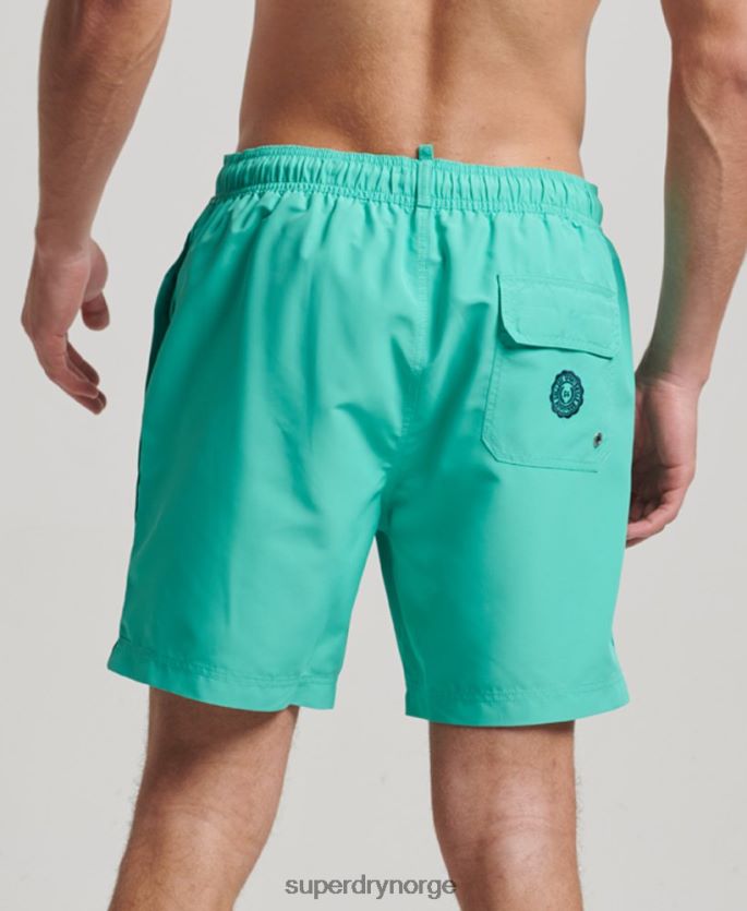 Superdry grønn klær 86P46D412 polo resirkulerte badeshorts menn