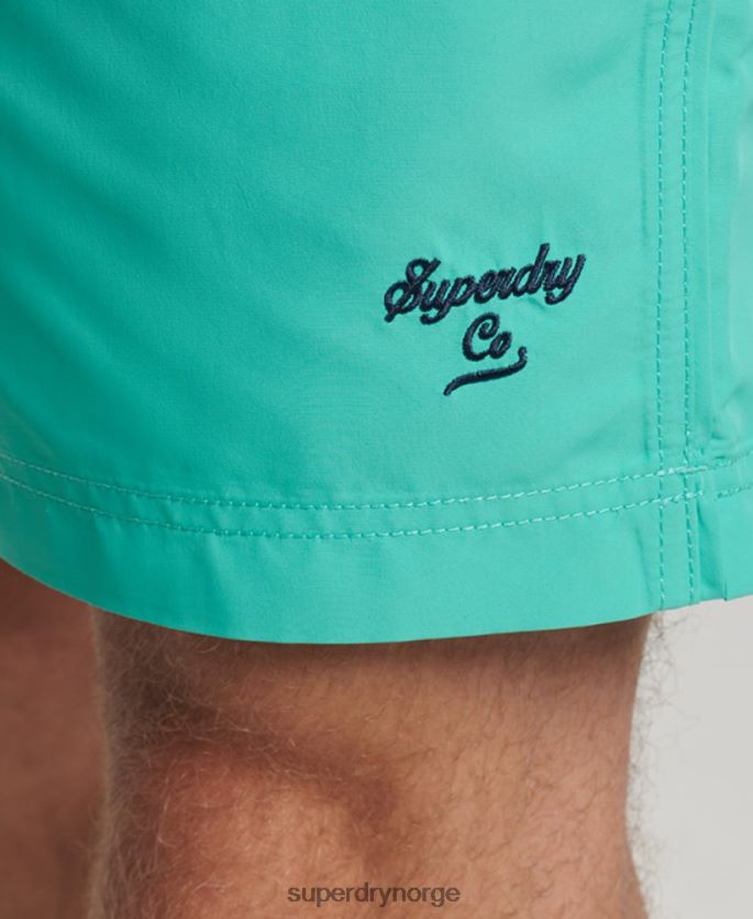 Superdry grønn klær 86P46D412 polo resirkulerte badeshorts menn