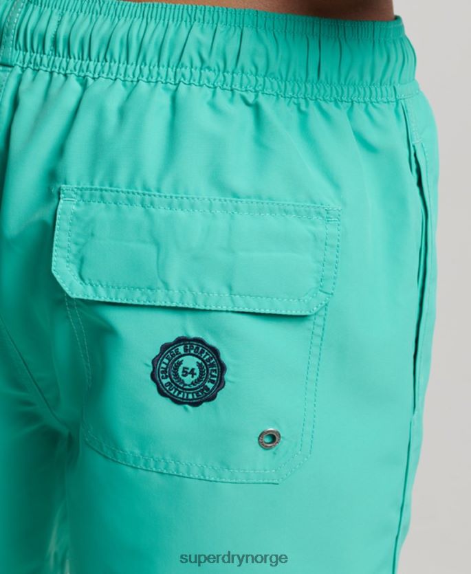 Superdry grønn klær 86P46D412 polo resirkulerte badeshorts menn