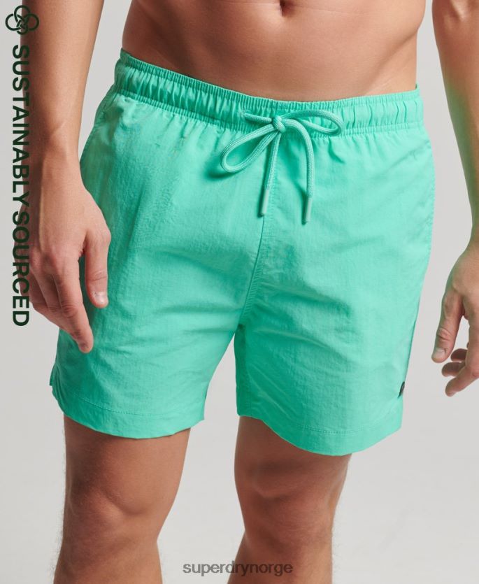 Superdry grønn klær 86P46D417 studios resirkulerte badeshorts menn