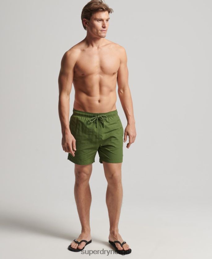 Superdry grønn klær 86P46D442 studios resirkulerte badeshorts menn