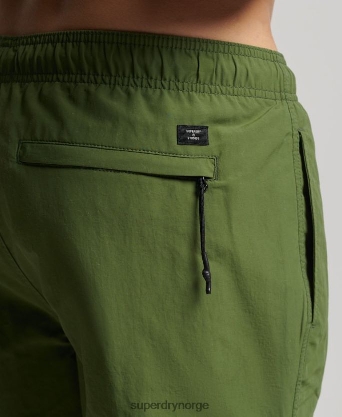 Superdry grønn klær 86P46D442 studios resirkulerte badeshorts menn