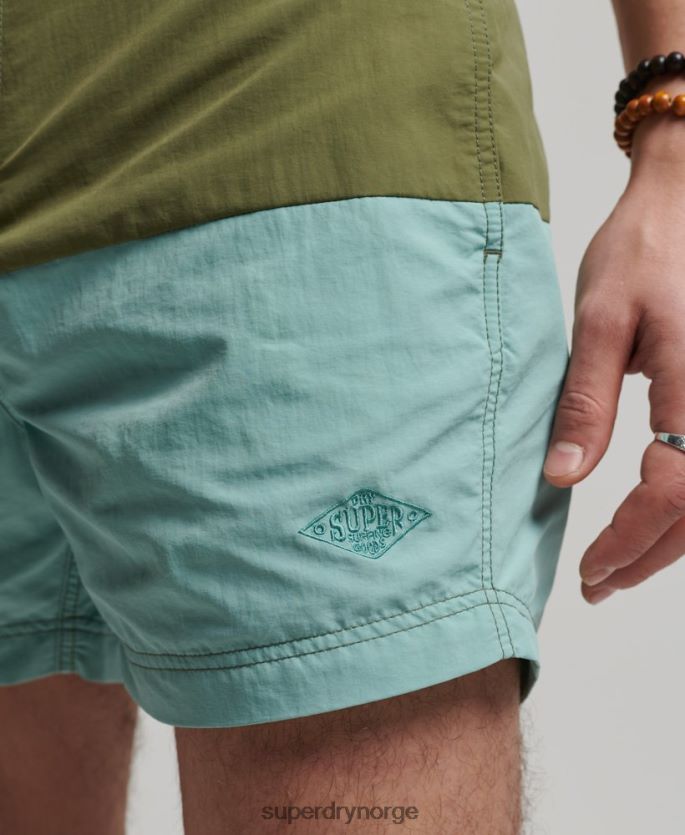 Superdry kaki klær 86P46D418 vintage resirkulerte brettshorts menn