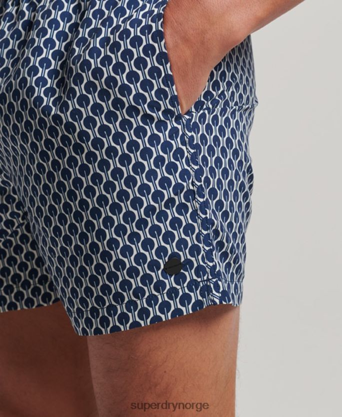 Superdry marinen klær 86P46D387 resirkulerte badeshorts menn