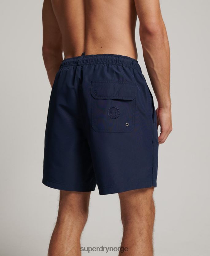 Superdry marinen klær 86P46D389 polo resirkulerte badeshorts menn