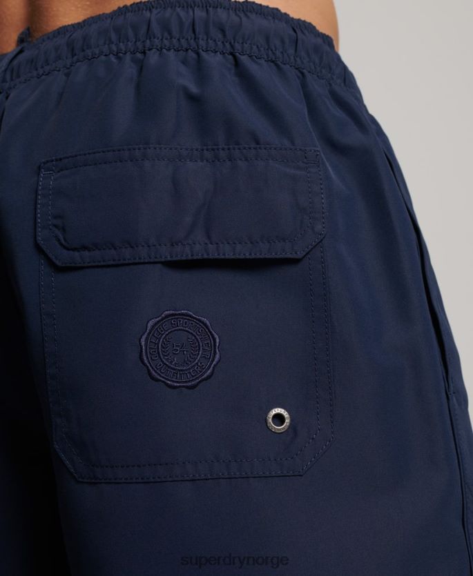 Superdry marinen klær 86P46D389 polo resirkulerte badeshorts menn