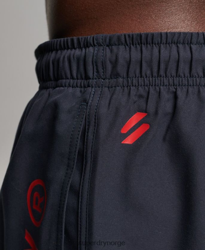 Superdry marinen klær 86P46D392 core sport 17 tommers resirkulerte badeshorts menn