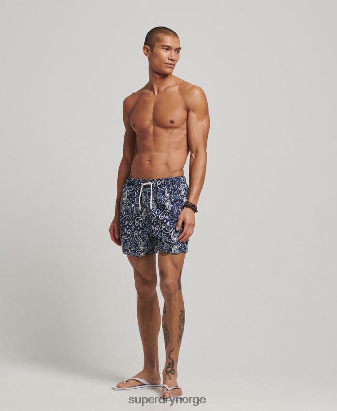 Superdry marinen klær 86P46D408 resirkulerte badeshorts menn