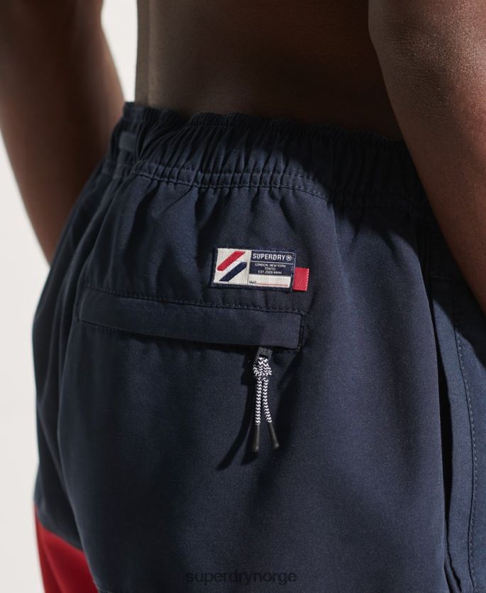 Superdry marinen klær 86P46D434 tri-serien badeshorts menn