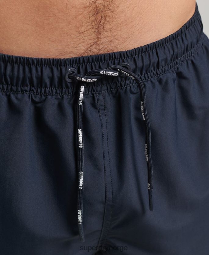 Superdry marinen klær 86P46D450 tape 15 tommers resirkulerte badeshorts menn
