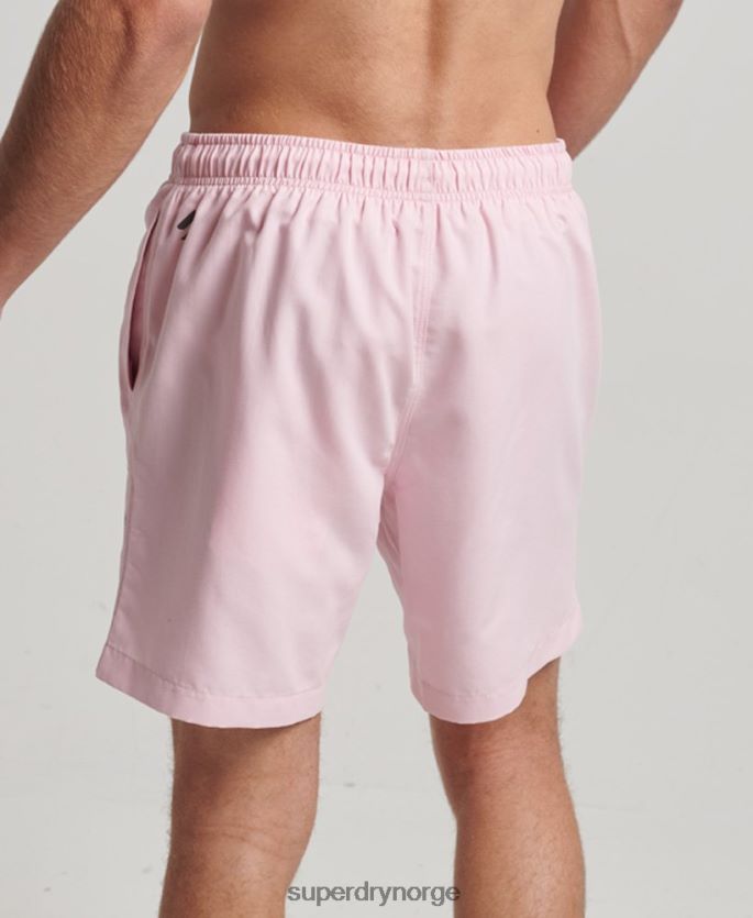 Superdry rosa klær 86P46D405 core sport 17 tommers resirkulerte badeshorts menn