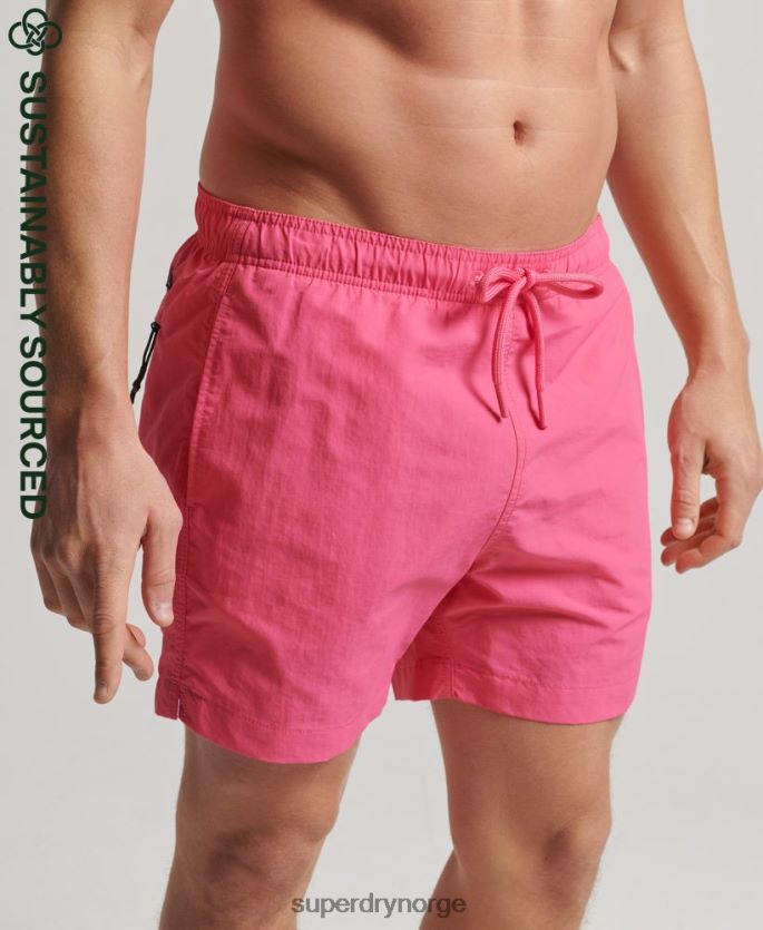 Superdry rosa klær 86P46D415 studios resirkulerte badeshorts menn