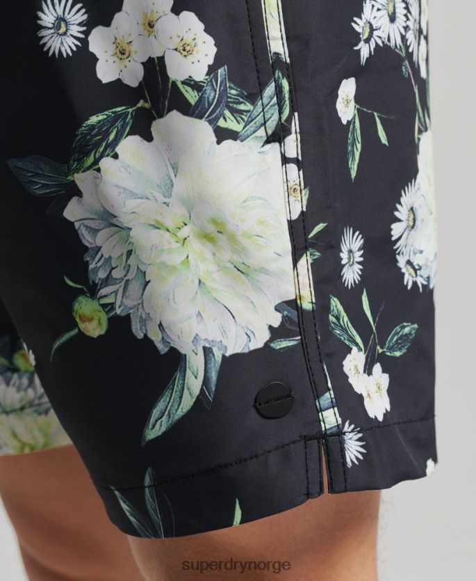 Superdry svart klær 86P46D423 studios resirkulerte badeshorts menn
