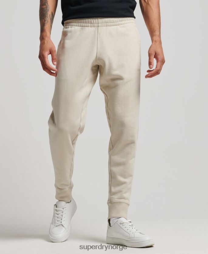 Superdry beige klær 86P46D6366 kode mikrologo joggere menn