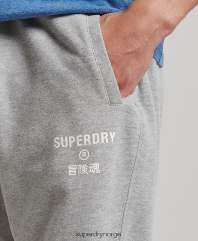 Superdry grå klær 86P46D6361 kode kjernesport joggere menn