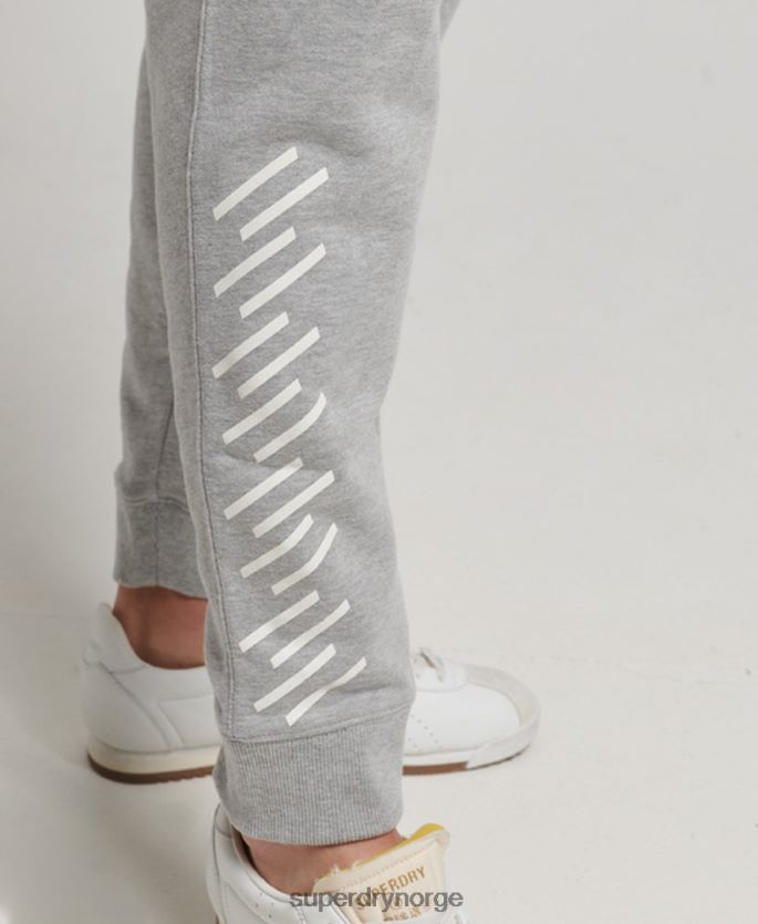 Superdry grå klær 86P46D6361 kode kjernesport joggere menn