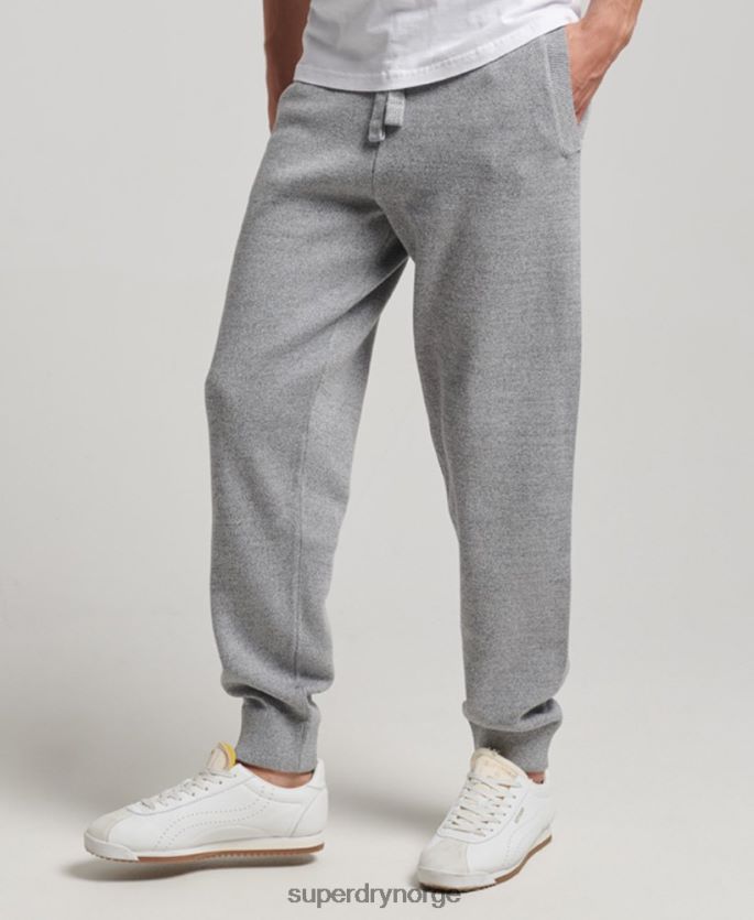 Superdry grå klær 86P46D6408 organisk bomull studios essensielle joggere menn