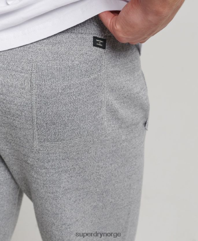 Superdry grå klær 86P46D6408 organisk bomull studios essensielle joggere menn