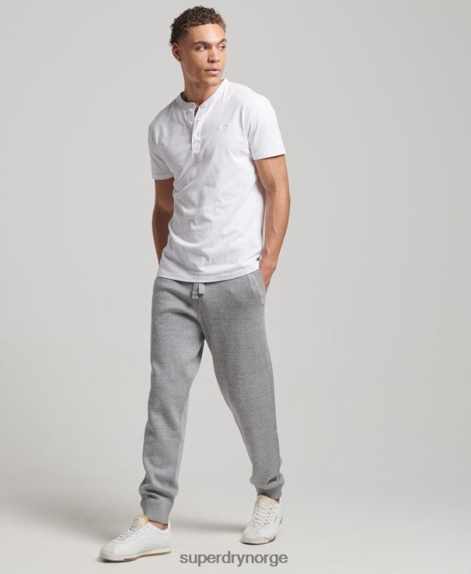 Superdry grå klær 86P46D6408 organisk bomull studios essensielle joggere menn