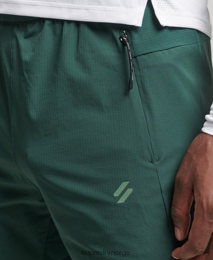 Superdry grønn klær 86P46D5382 stretch vevde joggebukser menn
