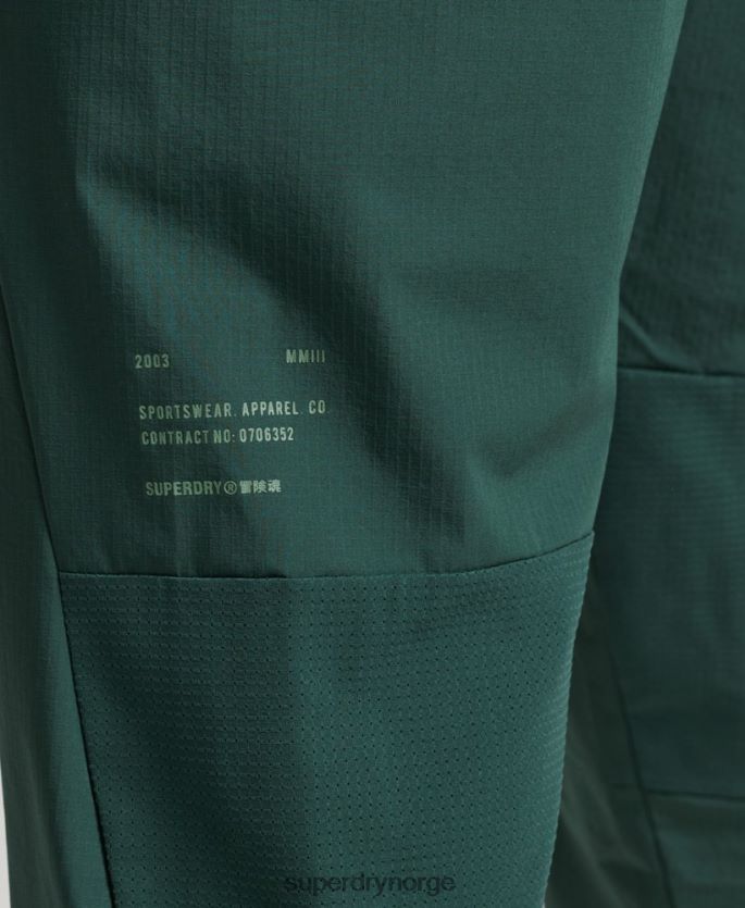 Superdry grønn klær 86P46D5382 stretch vevde joggebukser menn