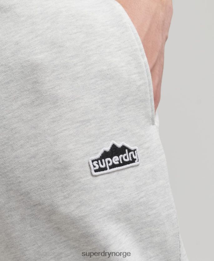 Superdry lysegrå klær 86P46D6373 vintage 90-talls terrengjoggere menn
