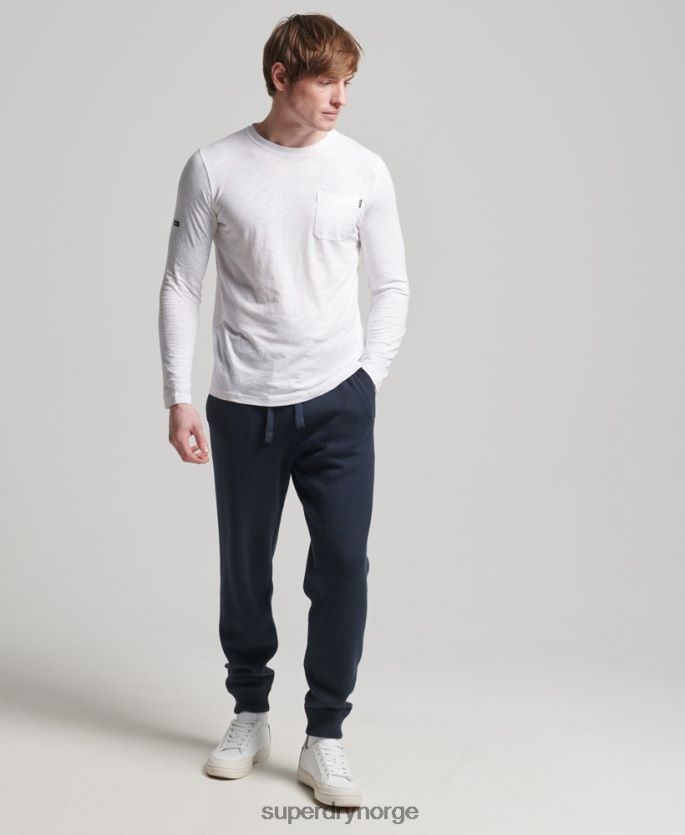 Superdry marinen klær 86P46D6395 organisk bomull studios essensielle joggere menn